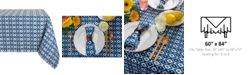 Design Imports Ikat Outdoor Tablecloth 60" x 84"